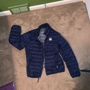 Down feather Hollister jacket